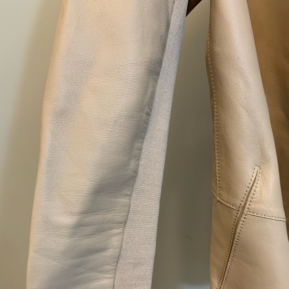 Mackage cream leather jacket - Picture 5 of 8